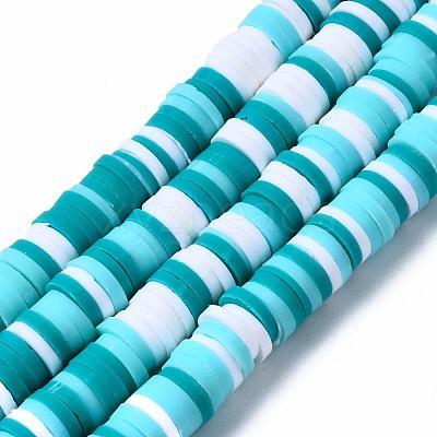 6mm Polymer Clay Fimo Ring Beads 1 String - 6mm / MultiColor / 1 String