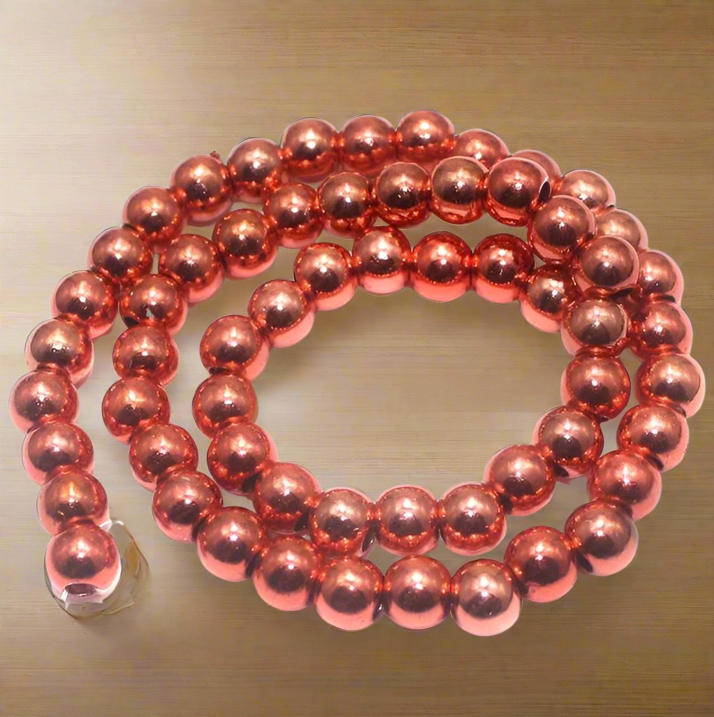 55+ Acrylic Round Beads Red 6mm - Red / Acrylic / Round