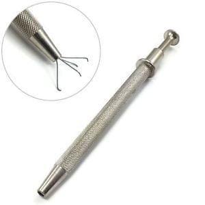 Diamond Holder Picker Grabber Prestige Tools 4 Prong Holder - Silver / Stainless Steel