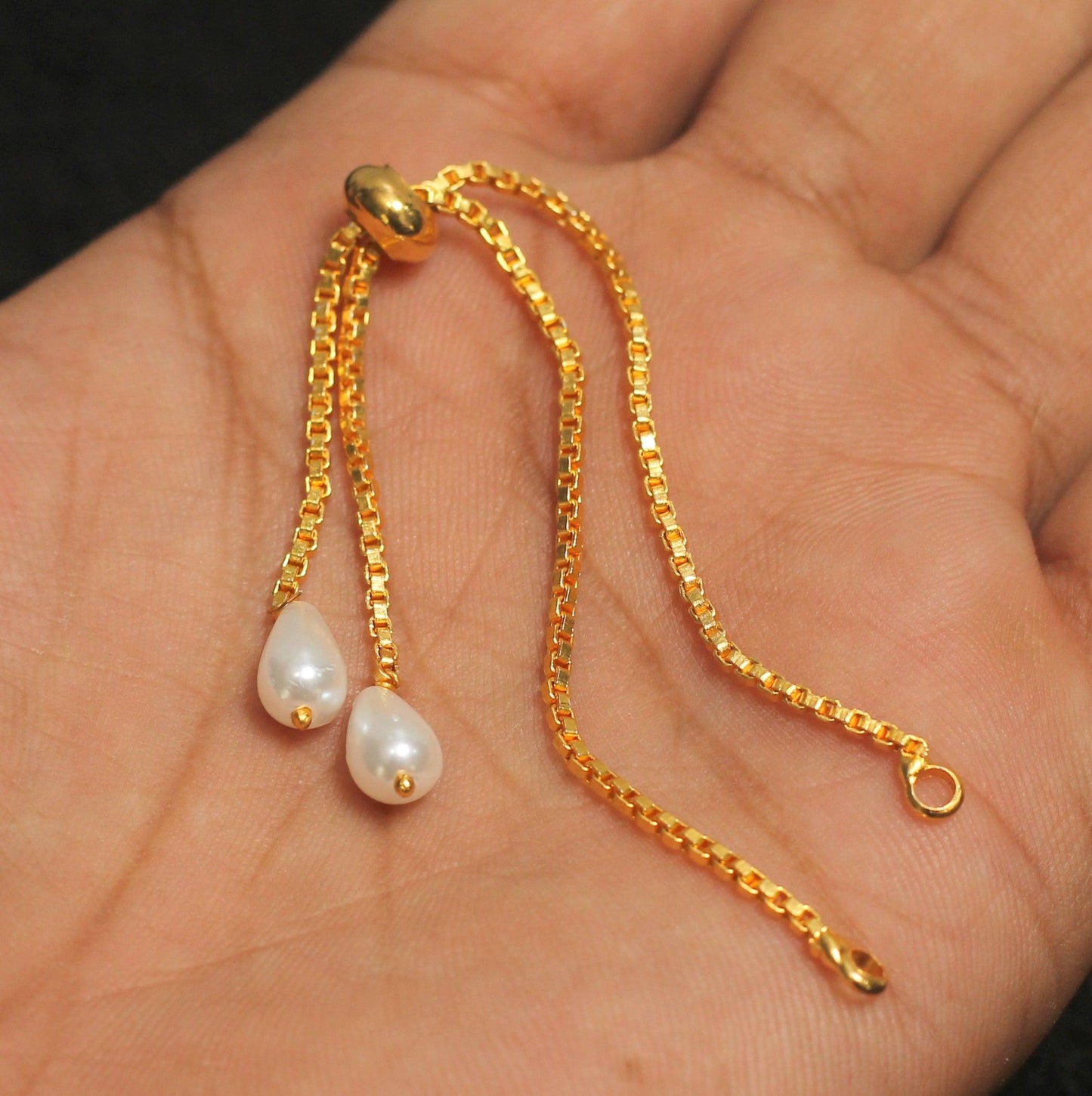 Bracelets Extender Chain Connectors - Golden / 10 Pcs