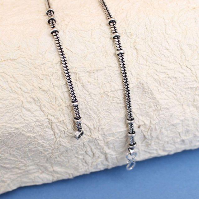 1 Pc German Silver Unisex Chain Silver