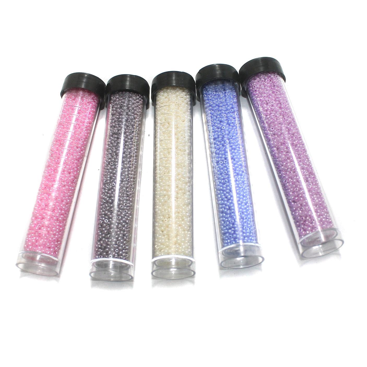 5 Colors Preciosa Seed Beads Combo MultiColor 11`0 - Glass / 11`0 / Opaque