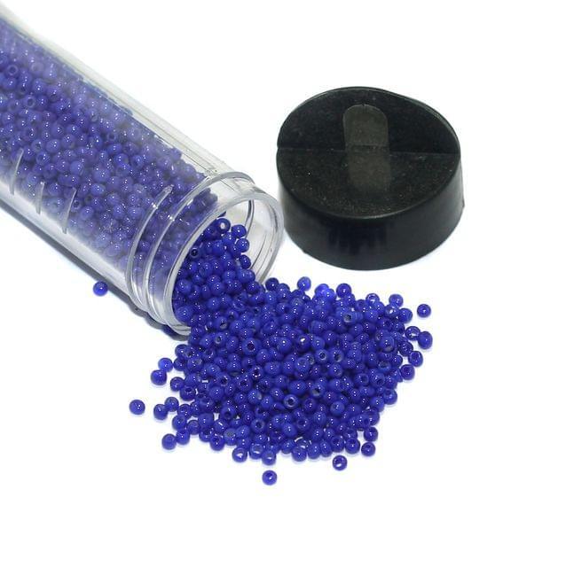 3200+, 13/0 Blue Opaque Glass Seed Beads - Blue / Glass / Opaque