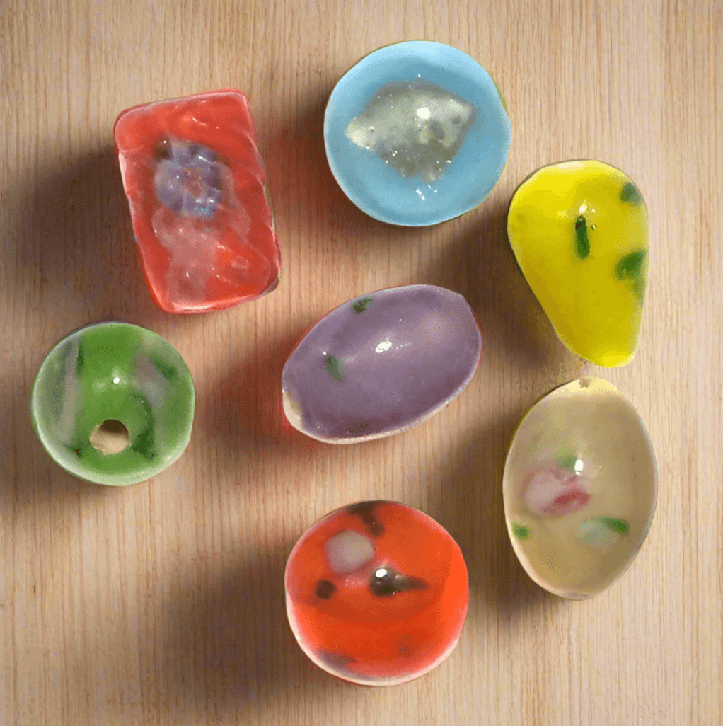 Millefiori Lampwork Assorted - MultiColor / Glass / Assorted