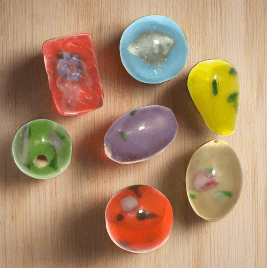 Millefiori Lampwork Assorted - MultiColor / Glass / Assorted