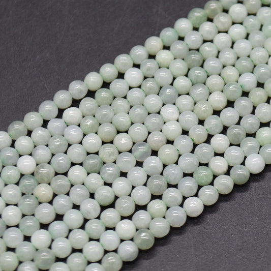 5mm Round Aventurine Stone Beads Green - Green / Stone / 1 String