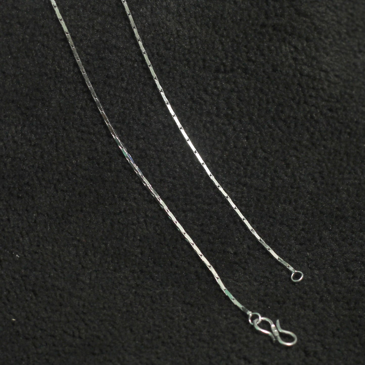 22 Inch, 12 Pcs, Chrome Plated Brass Silver Chain - Brass / 12 Pcs