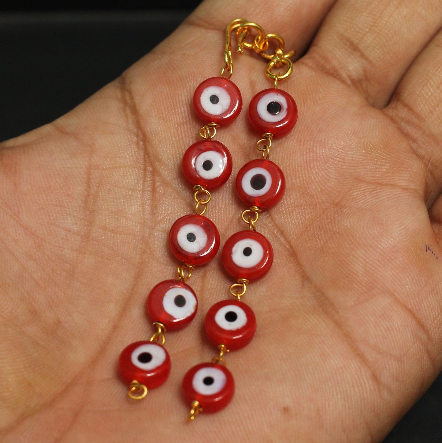 Evil Eye Rakhi Extender - Red / 1 Pc