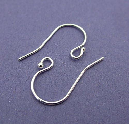20x11 German Silver Earring Hooks Silver - Silver / German Silver / 2 Pair [ Rs 42.5 / Pair ]