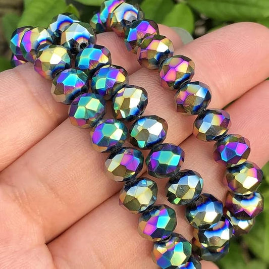 16x11mm Glass Crystal Beads Rondelle - MultiColor / 16mm / Rondelle
