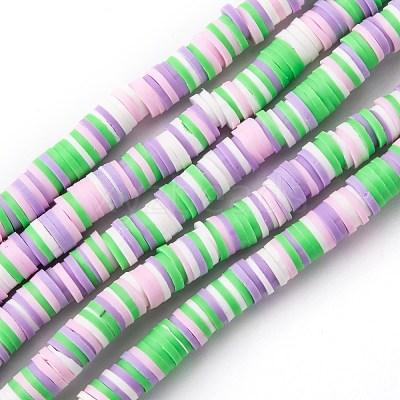 6mm Polymer Clay Fimo Ring Beads - 6mm / MultiColor / 1 String