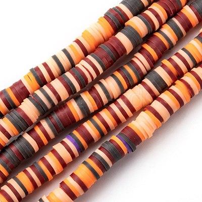 6mm Polymer Clay Fimo Ring Beads - 6mm / MultiColor / 1 String