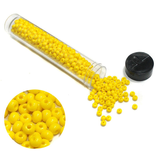Preciosa Seed Beads Opaque Yellow - Glass / 6`0 / Opaque