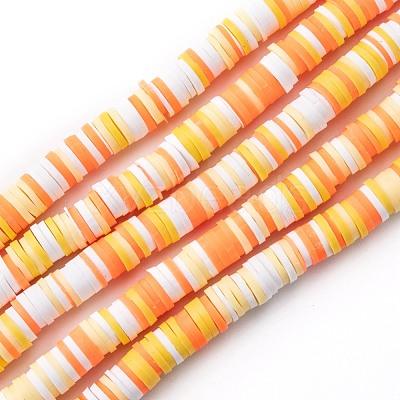 6mm Polymer Clay Fimo Ring Beads - 6mm / MultiColor / 1 String