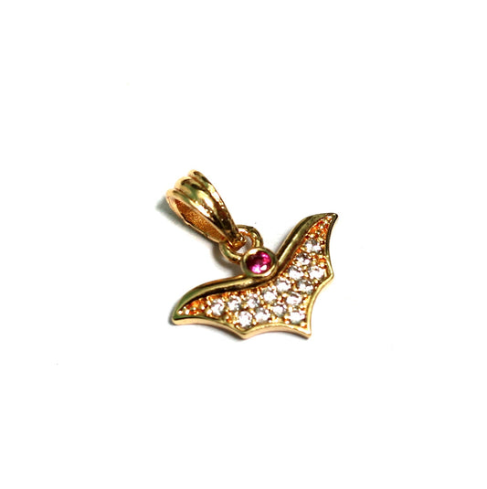 1 Pc, 12x17mm AD Charms Golden - Golden