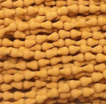 1200+Pcs, 6x5mm Light Chocolate  Acrylic Drop Beads - Brown / Acrylic / Drop