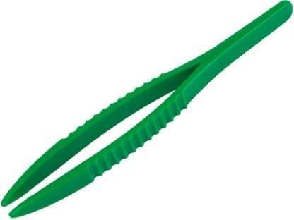 5 Pcs Plastic Tweezer Lightweight - Green / Acrylic