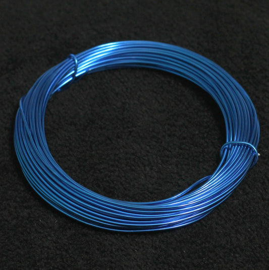 1.2mm Aluminium Blue Colored Wire - Blue / 1.2mm