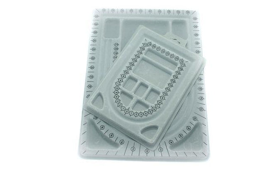 Beading Board 2 Pcs Combo - Grey / Acrylic / 1 Set