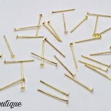 22mm, Metal Head Pins - Silver / 100 gm