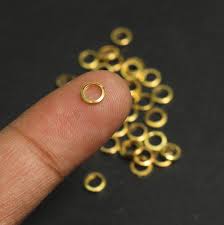4mm Metal Open Jump Rings - Silver / 100 gm