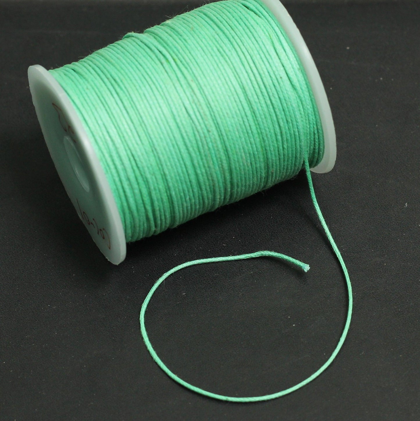 100 Mtrs. Jewellery Making Cotton Cord 1mm - Mint Green / Cotton / 1mm
