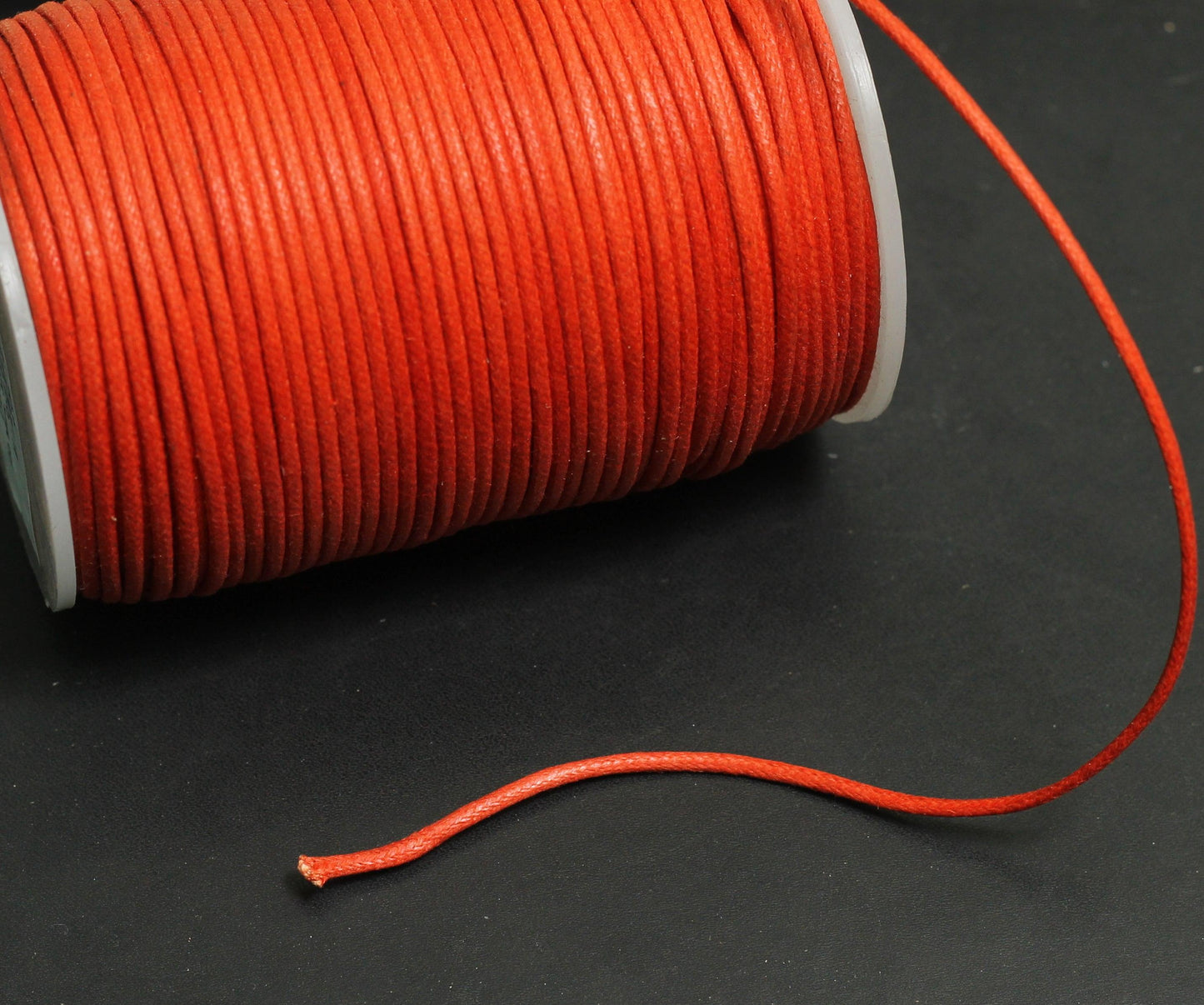 100 Mtrs. Jewellery Making Cotton Cord 2mm - Orange / Cotton / 2mm
