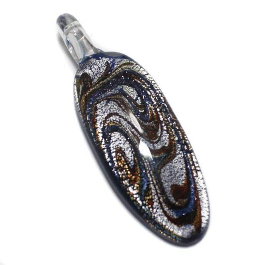 GlassPendant62x20mm-MultiColor/Glass