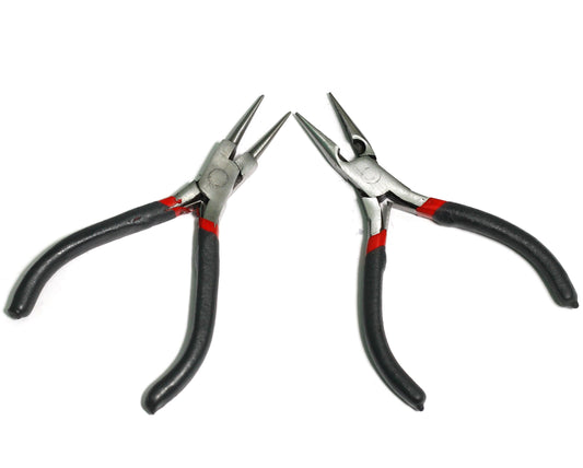 2 Pcs Jewellery Making Plier Combo - Silver