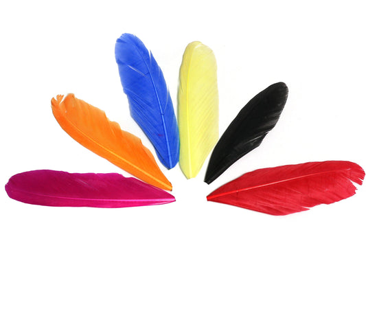 60 Pcs Jewellery Making Feathers MultiColor - MultiColor / Feather / 60 Pcs