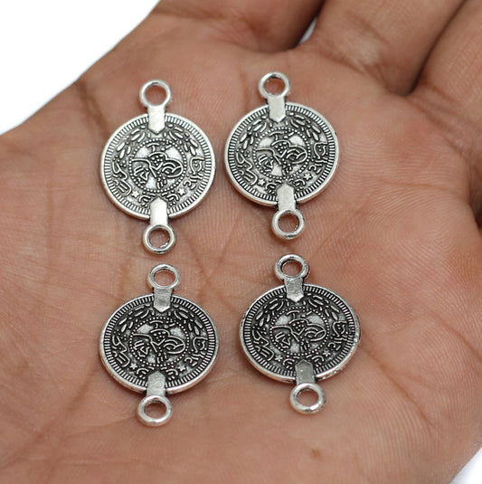 18x28mm German Silver Connectors - Silver / German Silver / 10 pcs