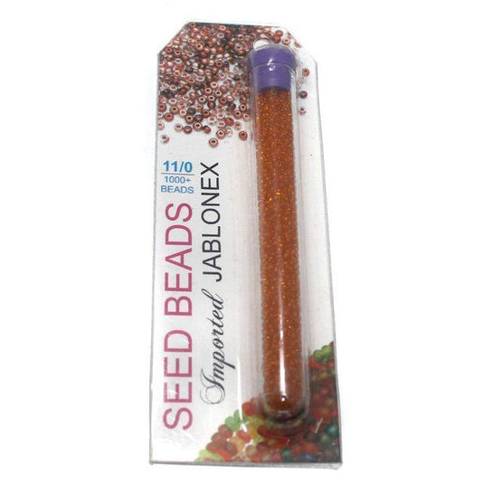Preciosa seed Beads Trans Orange - Glass / Trans / Orange