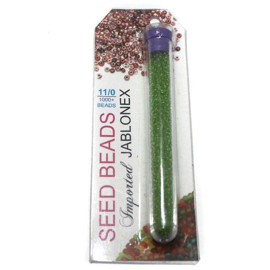 Preciosa seed Beads Trans Peridot Size 11/0 - Glass / 11`0 / Trans