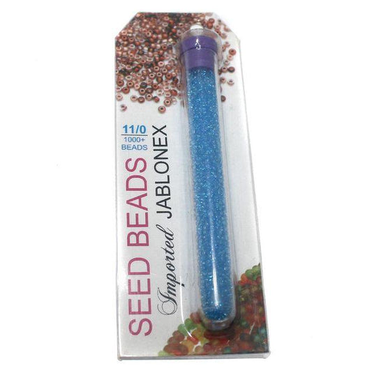 Preciosa seed Beads Trans Sky Blue - Glass / Trans / Blue
