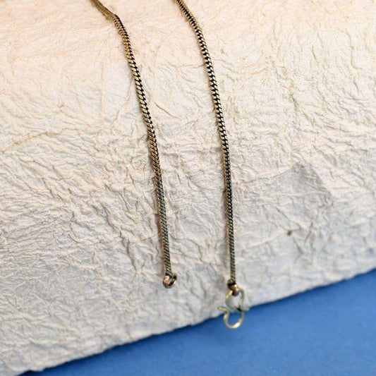 1 Pc German Silver Unisex Chain Golden