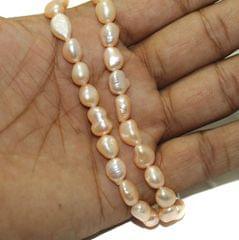Baroque Pearls 10x7mm - Grey / Shell / 1 String