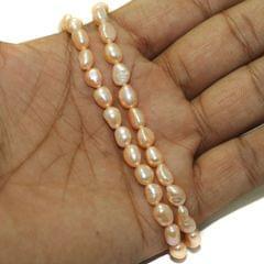 Baroque Pearls 7x5mm - MultiColor / Shell / 1 String