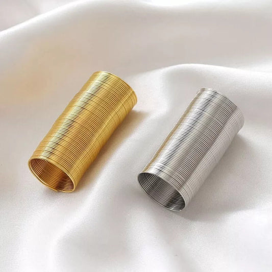 Finger Ring Making Memory Wire - Silver / 1 Pack