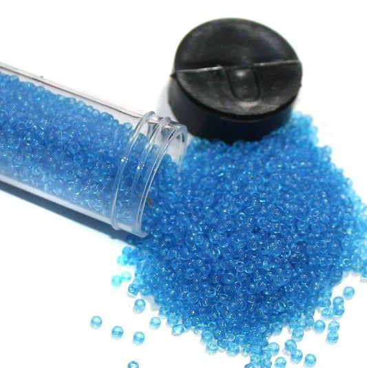 Nippon Seed Beads Sky Blue Trans - Trans / Glass / Blue