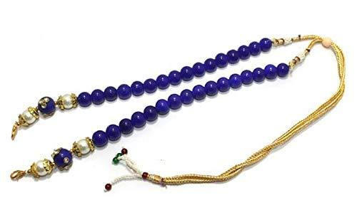 Beaded Necklace Mangalsutra Dori - Blue / Glass / 1 Pc