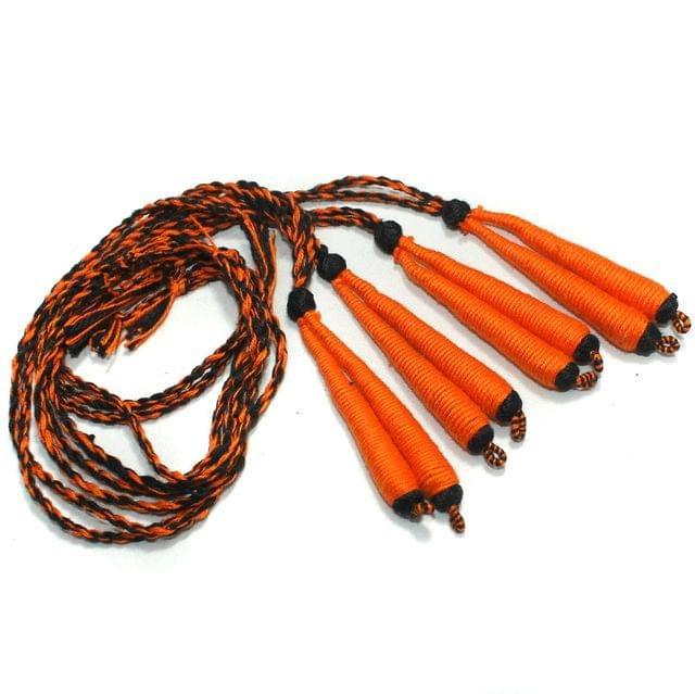 4 Pcs Braided Thread Dori - Orange / Thread