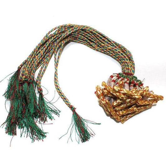 4 Pcs Multi String Connector Necklace Backrope Dori Multicolor - MultiColor / Zari