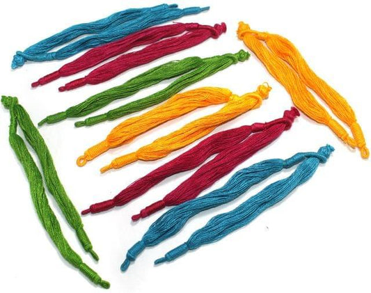 4 Pcs Thread Dori Assorted 4 Colors Combo - MultiColor / Thread