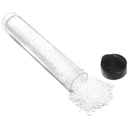 Preciosa Seed Beads Opaque White 11`0, 3900 Pcs - Glass / 11`0 / Opaque