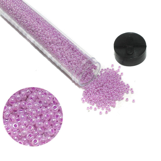 Preciosa Seed Beads Ceylonese Pink 11`0, 3900 Pcs - Glass / 11`0 / Ceylonese