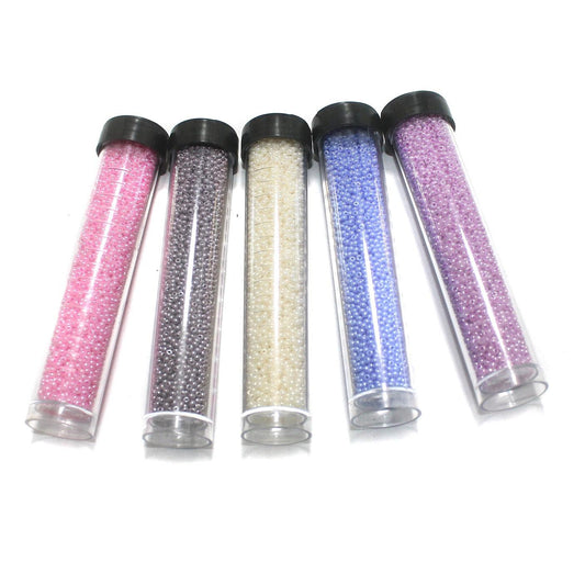 5 Colors Preciosa Seed Beads Combo MultiColor 11`0 - Glass / 11`0 / Opaque