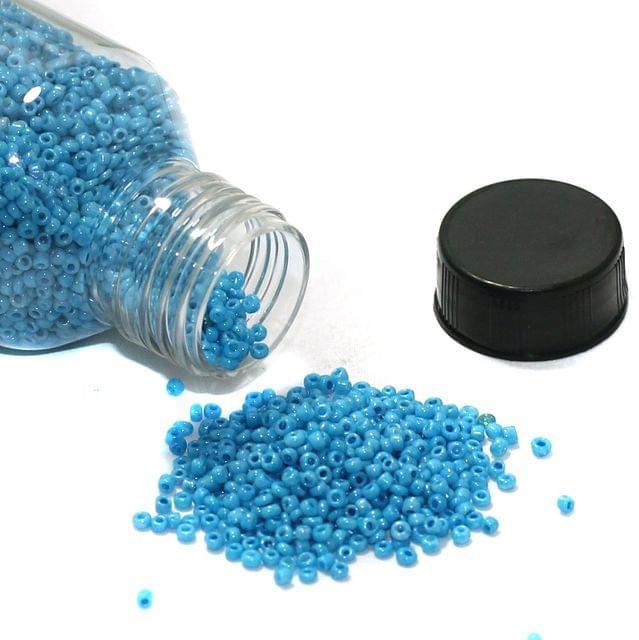 Glass Opaque Seed Beads Turquoise 11/0 - Turquoise / Glass / 100 Gm