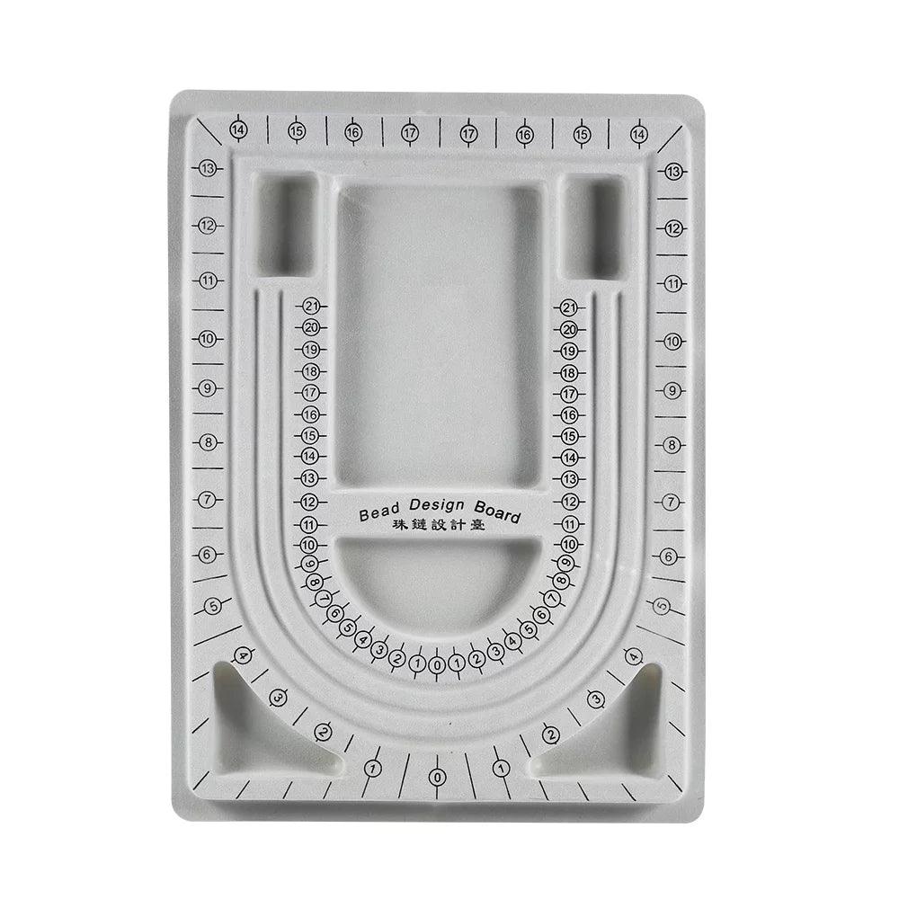 Beading Board, Size 9x13 Inch - Grey / Acrylic / 1 Pc