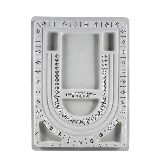 Beading Board, Size 9x13 Inch - Grey / Acrylic / 1 Pc