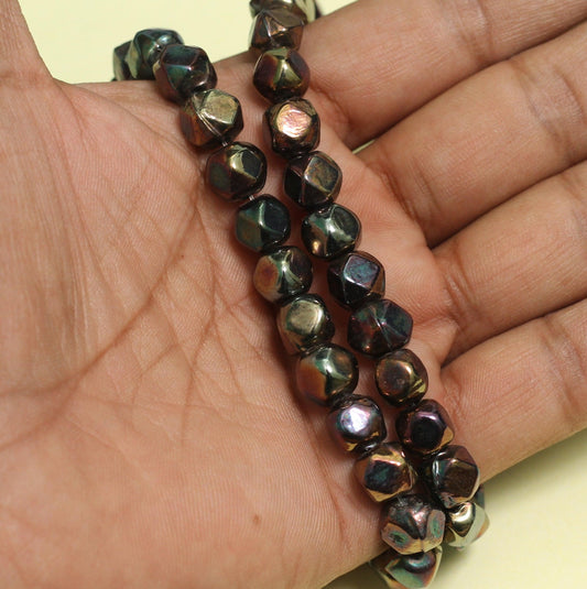8mm Glass Faceted Crystal Beads - MultiColor / Faceted
